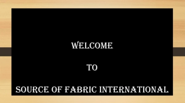 Wholesale Cotton Spandex Fabric Suppliers