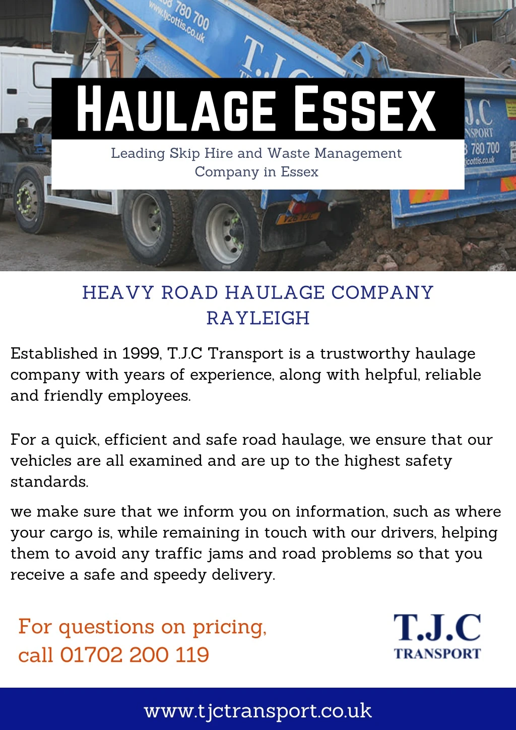 haulage essex leading skip hire and waste