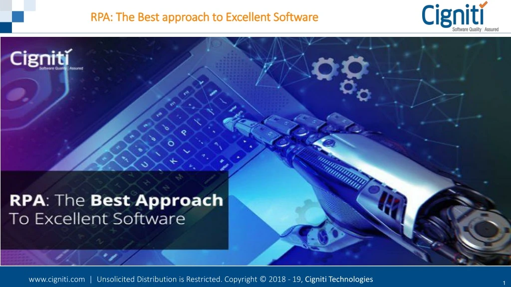 rpa the best approach to excellent software