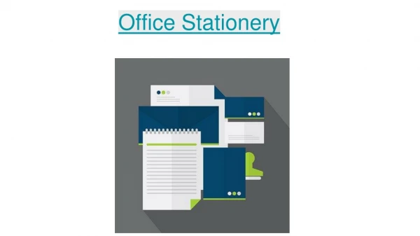 Custom Office Stationery
