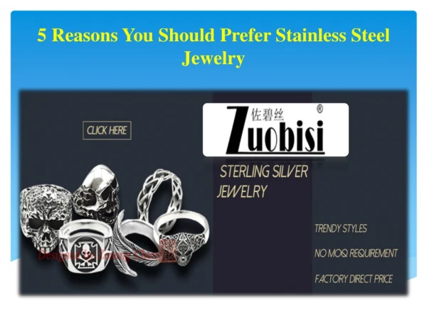 5 Reasons You Should Prefer Stainless Steel Jewelry