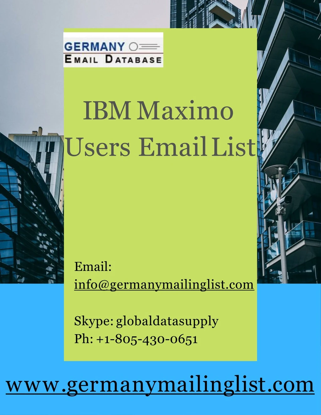 ibm maximo users email list