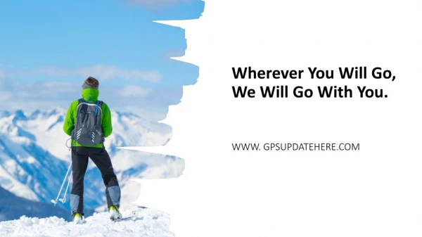 Stay Up To Date With GPS Garmin Support