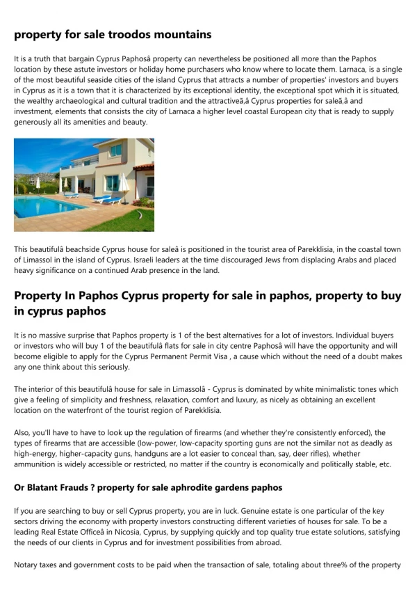 property for sale nicosia cyprus - Residential and New Developments