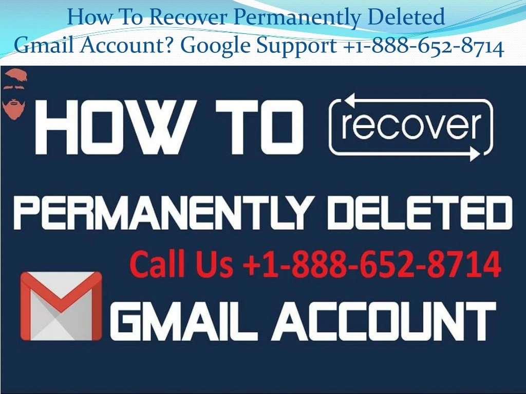how to recover permanently deleted gmail account