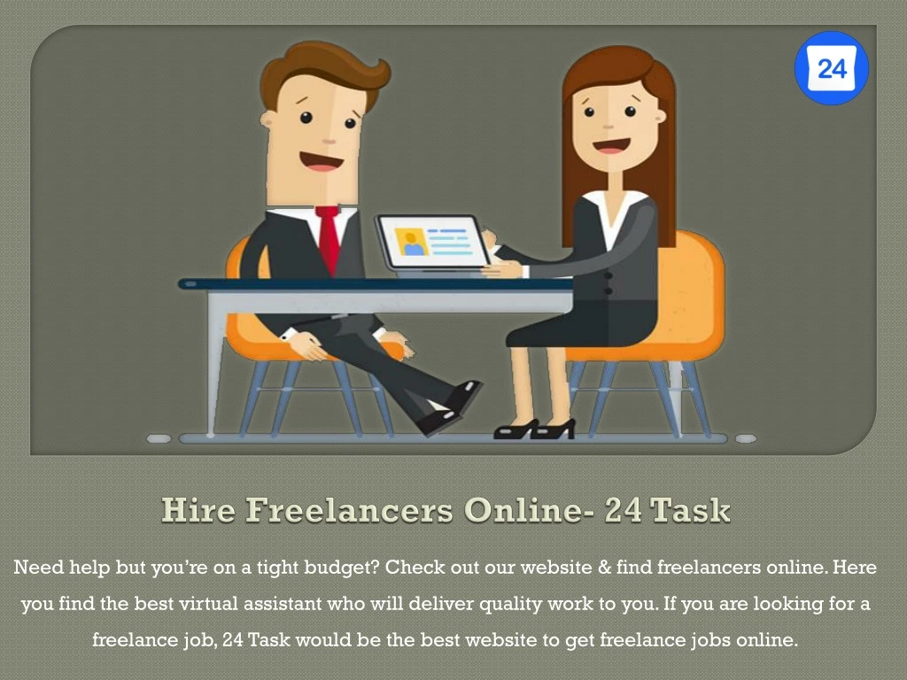 hire freelancers online 24 task
