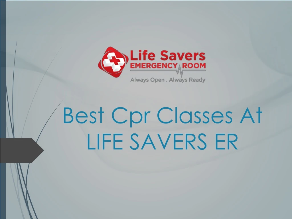 best cpr classes at life savers er
