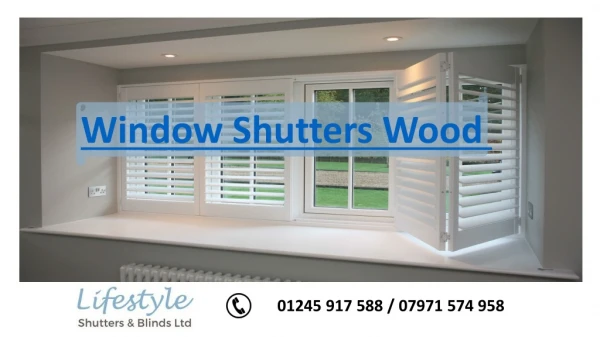 Window Shutters Wood