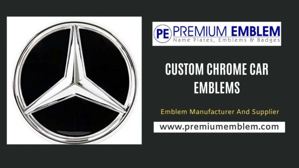 Custom Chrome Car Emblems For Brand Identity | Premium Emblem Co Ltd