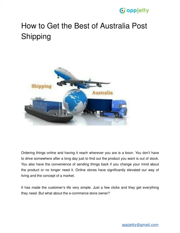 How to Get the Best of Australia Post Shipping