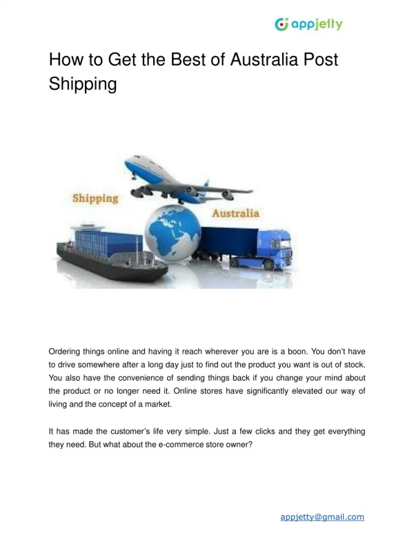 how to get the best of australia post shipping