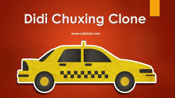 Didi Chuxing Clone App