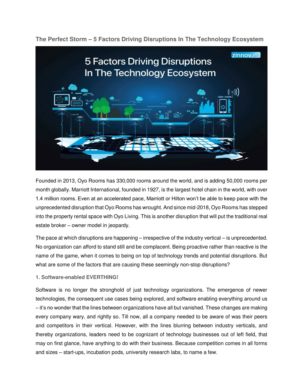 the perfect storm 5 factors driving disruptions