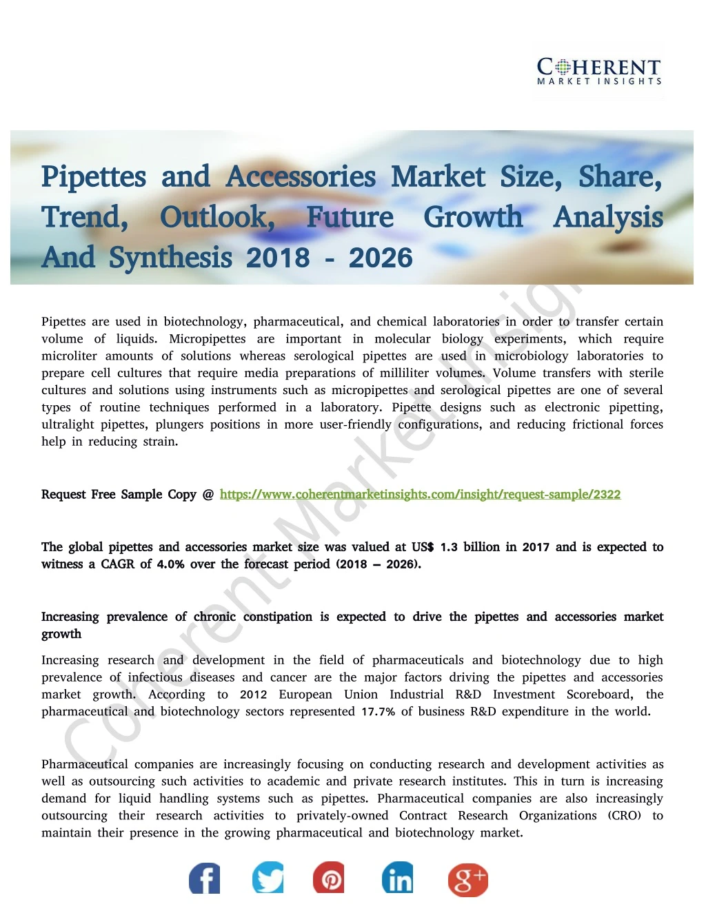pipettes and accessories market size share