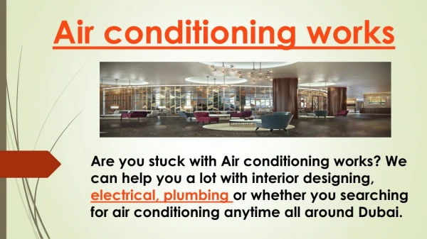 Air conditioning works