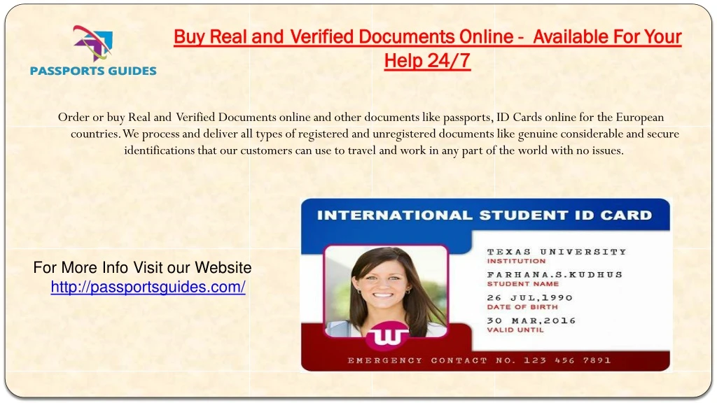 buy real and verified documents online available