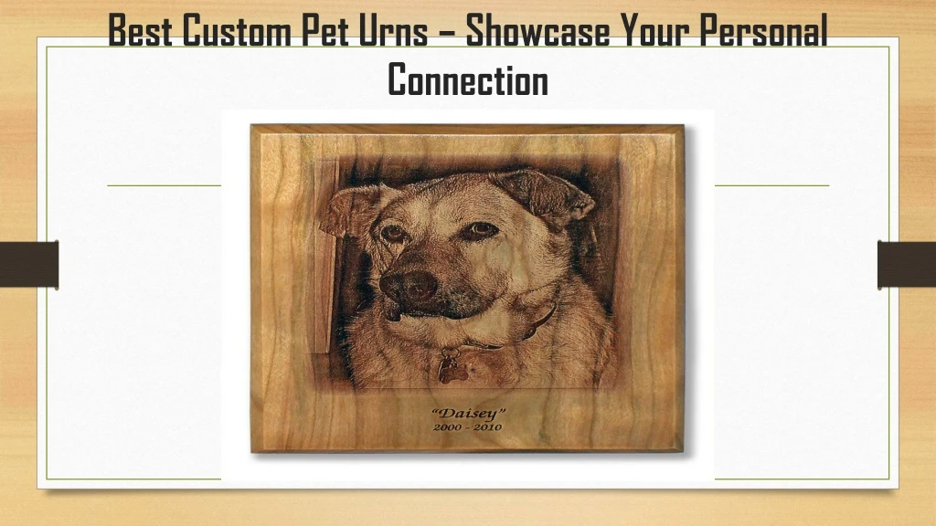 best custom pet urns showcase your personal