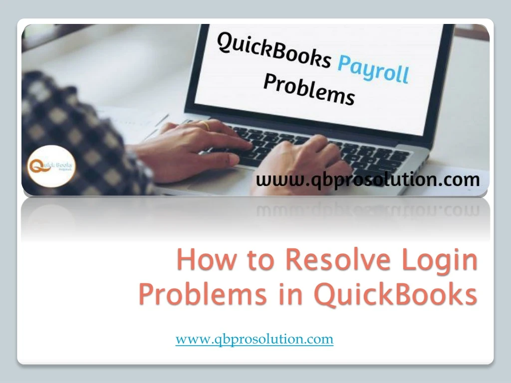 how to resolve login problems in quickbooks