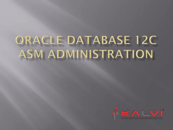 Oracle Grid Infrastructure Administration