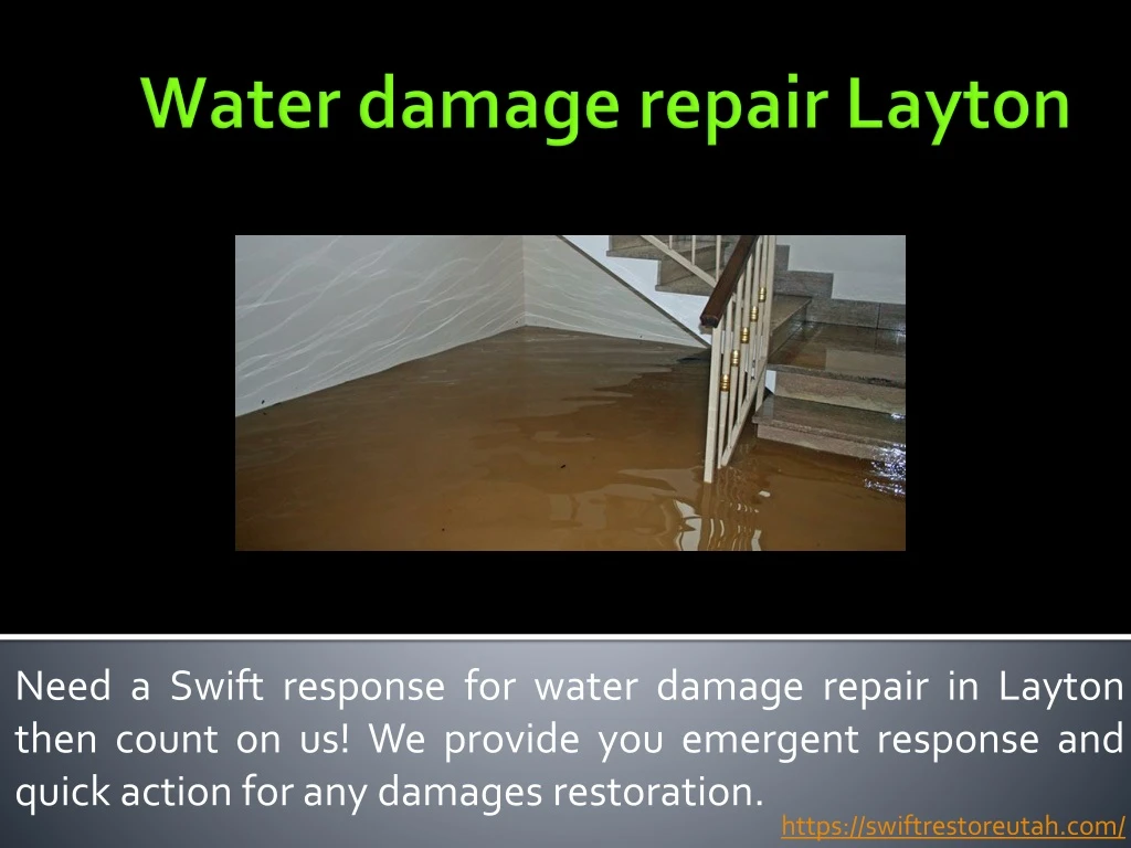 water damage repair layton