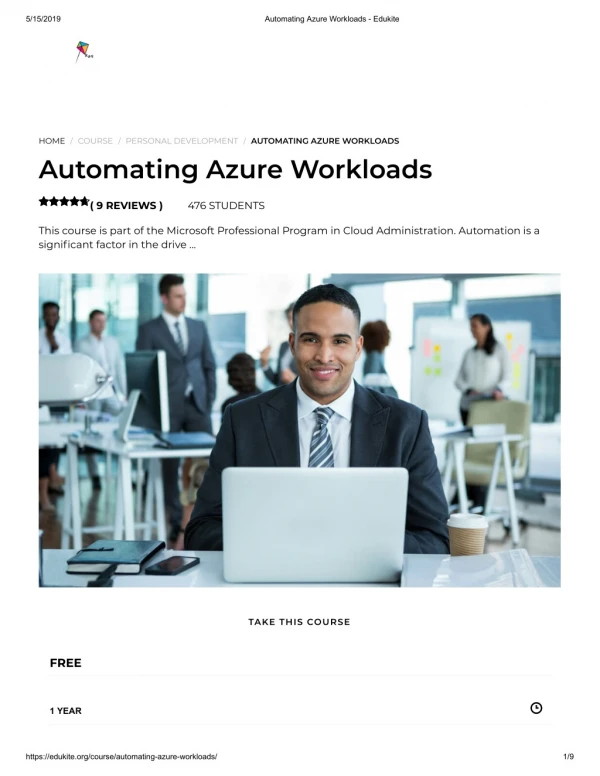 Automating Azure Workloads - Edukite