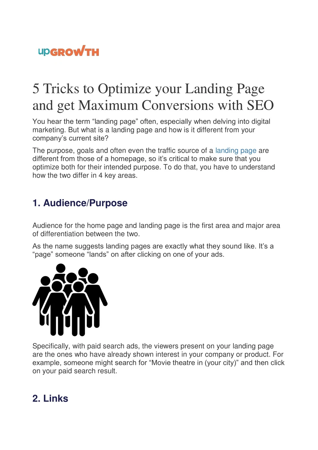 5 tricks to optimize your landing page