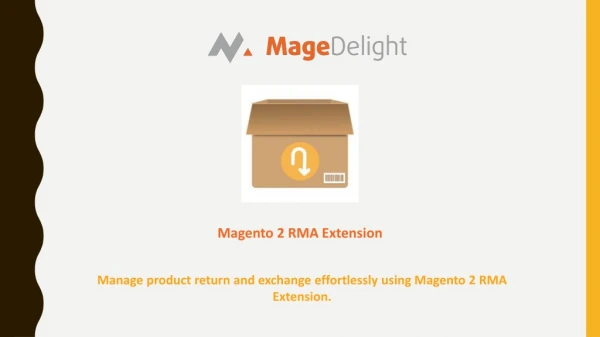 Manage Product Returns with Magento 2 RMA Extension