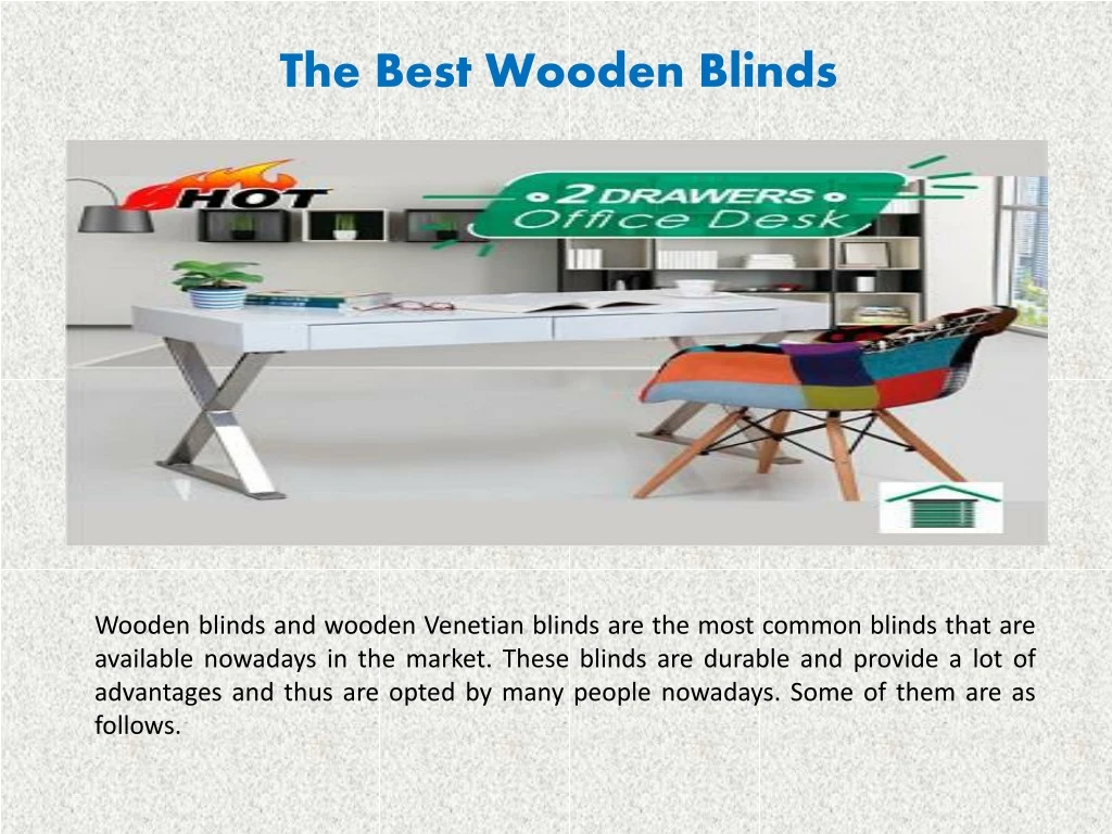 the best wooden blinds