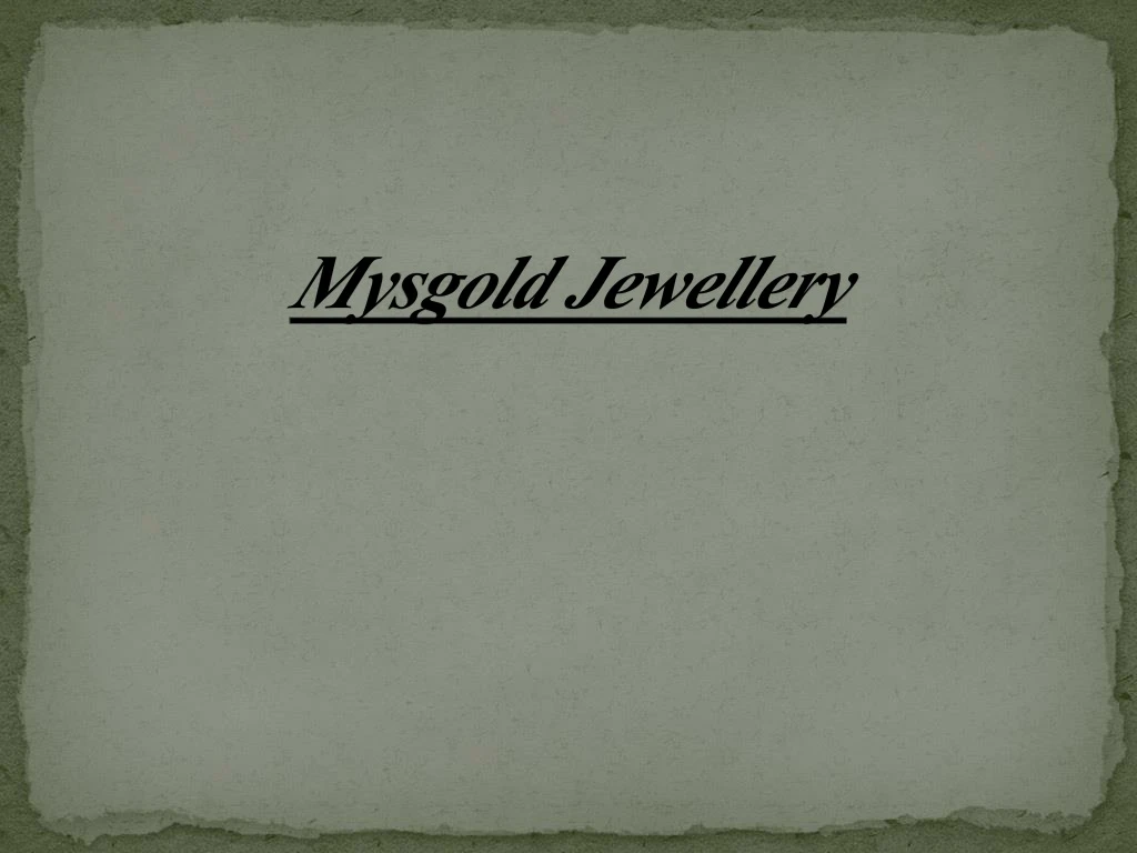 m y sgold jewellery