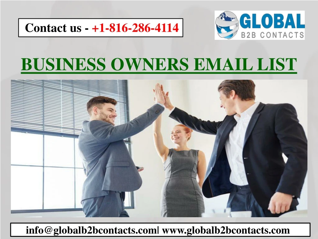 business owners email list