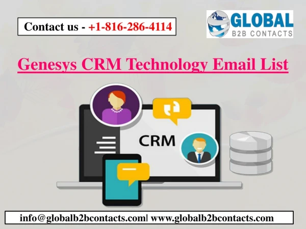 genesys crm technology email list