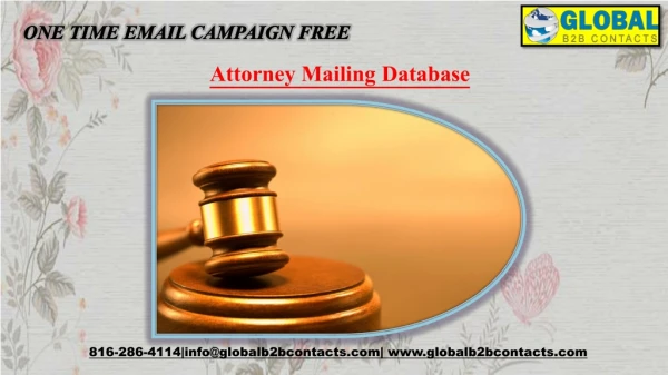 Attorney Mailing Database