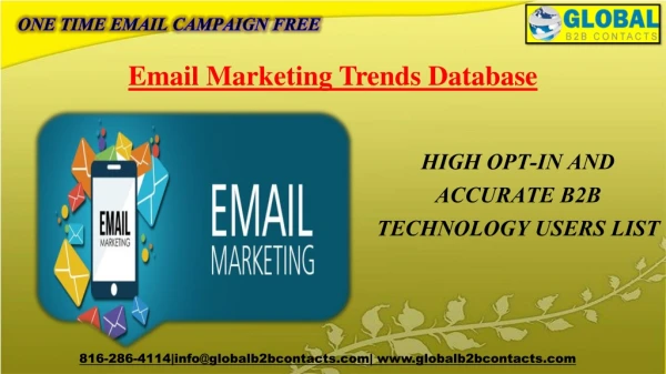 Email Marketing Trends Database