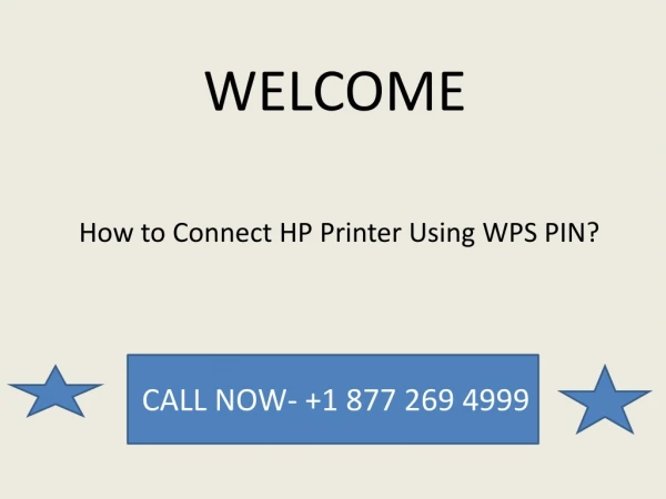 How to Connect HP Printer Using WPS PIN?