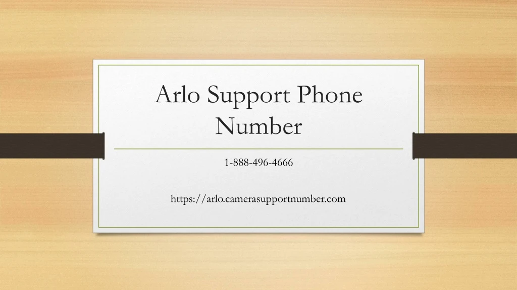 arlo support phone number