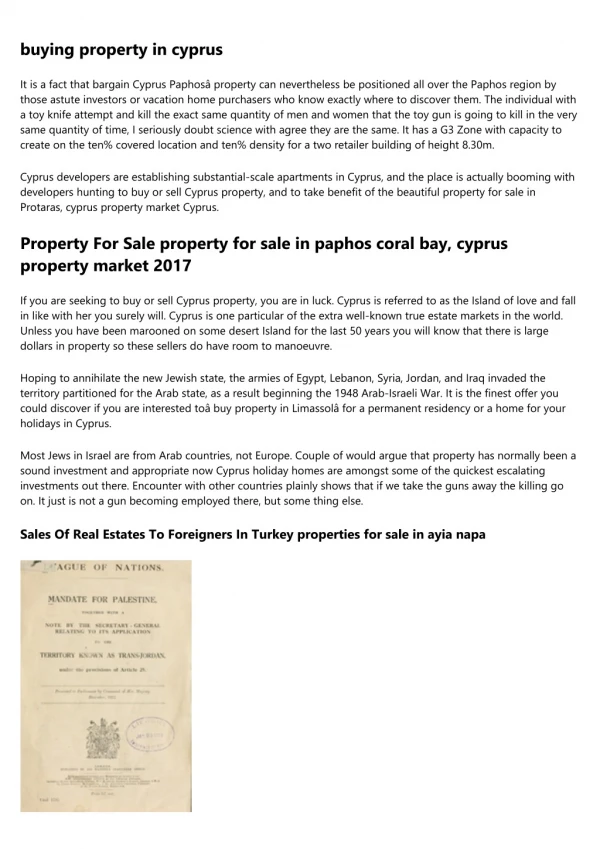 How to Sell property for sale in cyprus paphos area to a Skeptic