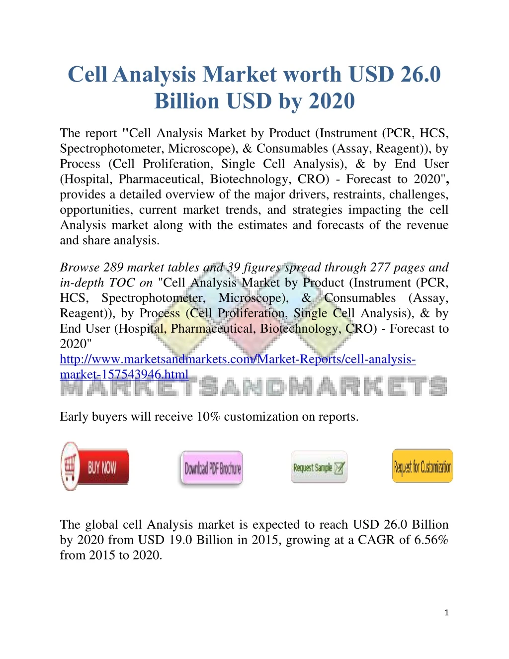 cell analysis market worth usd 26 0 billion