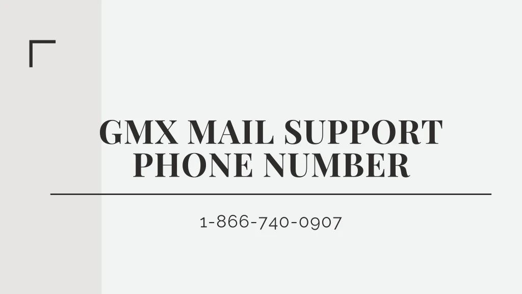 gmx mail support phone number