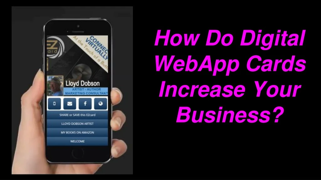 how do digital webapp cards increase your business