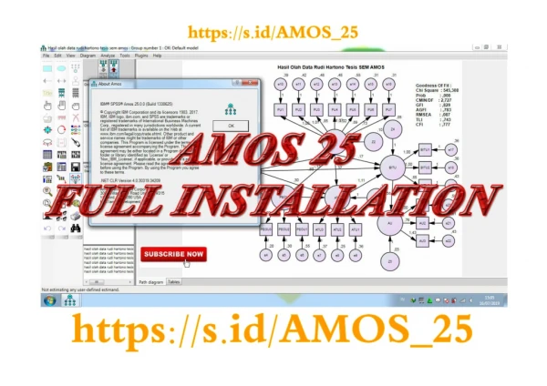 AMOS 25 Full Version Installation