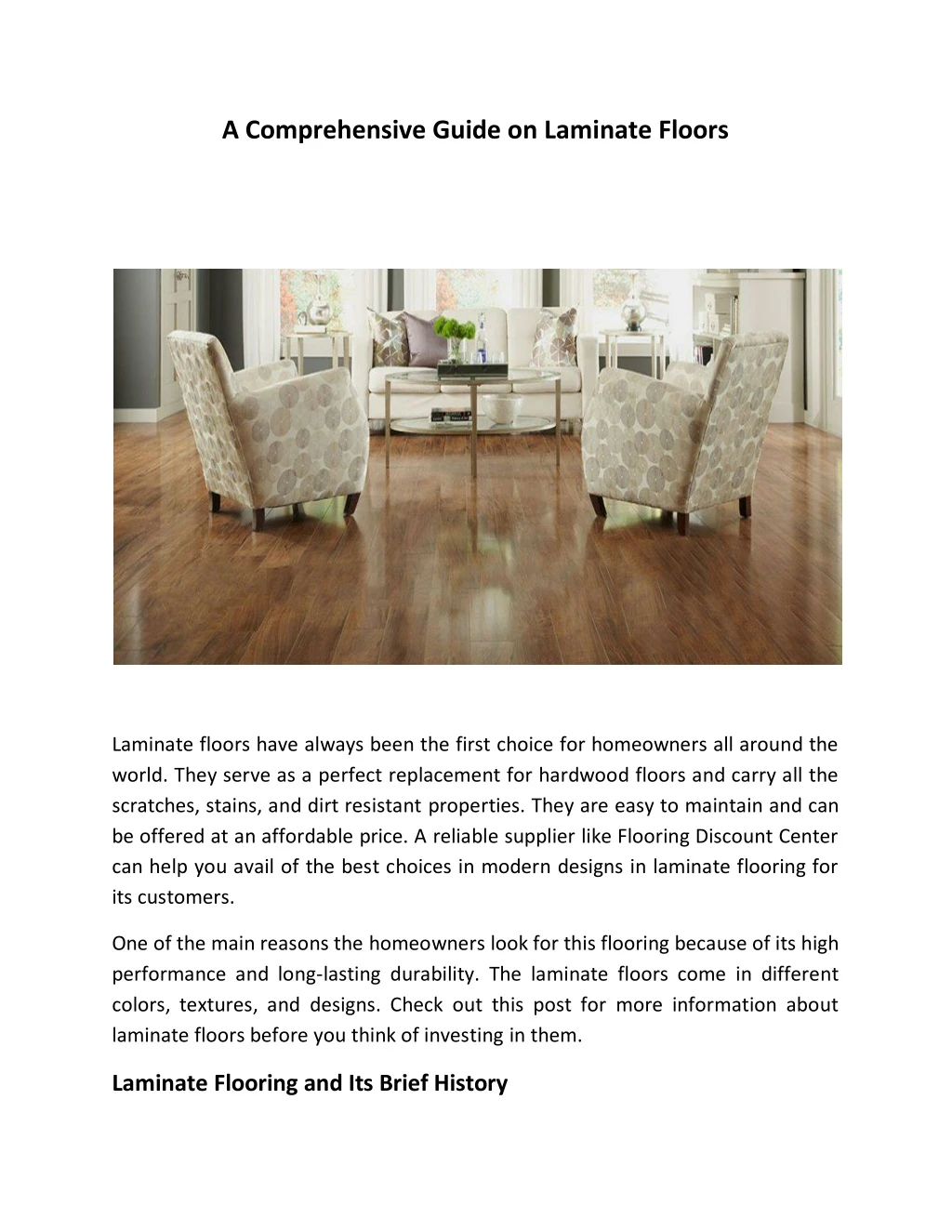 a comprehensive guide on laminate floors