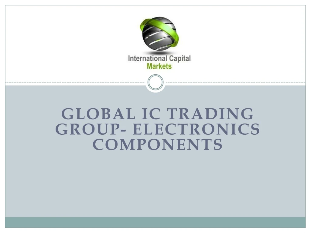 global ic trading group electronics components
