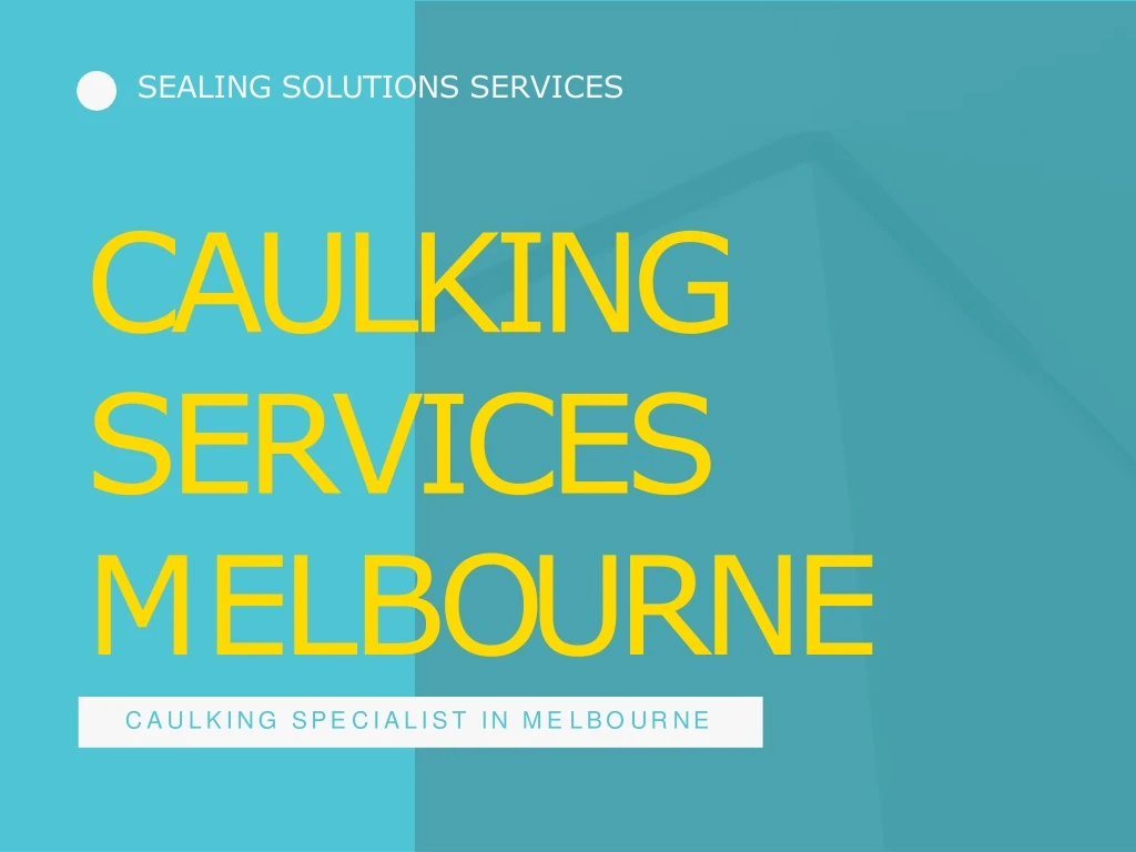 sealing solutions services