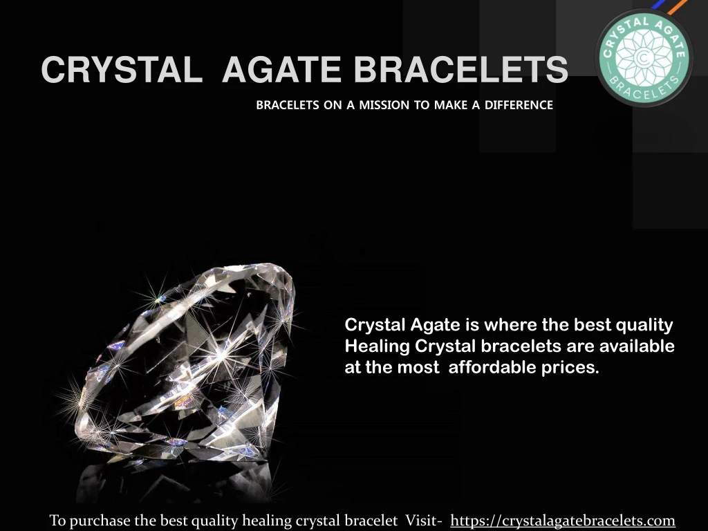 crystal agate bracelets
