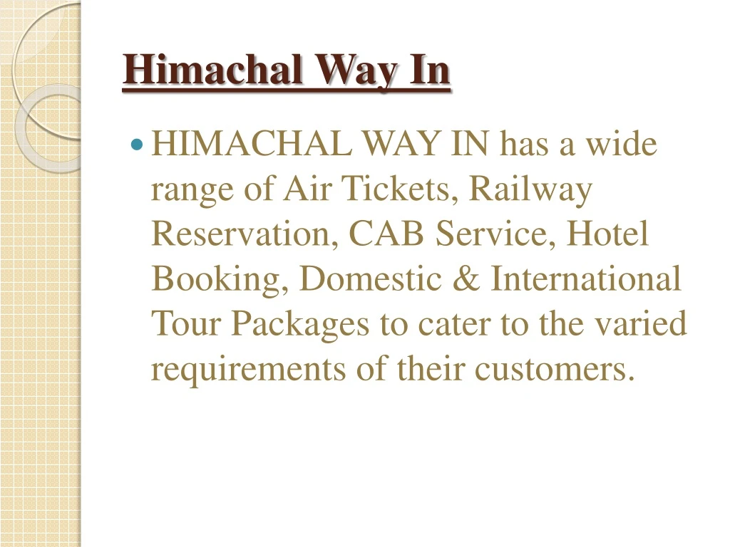 himachal way in