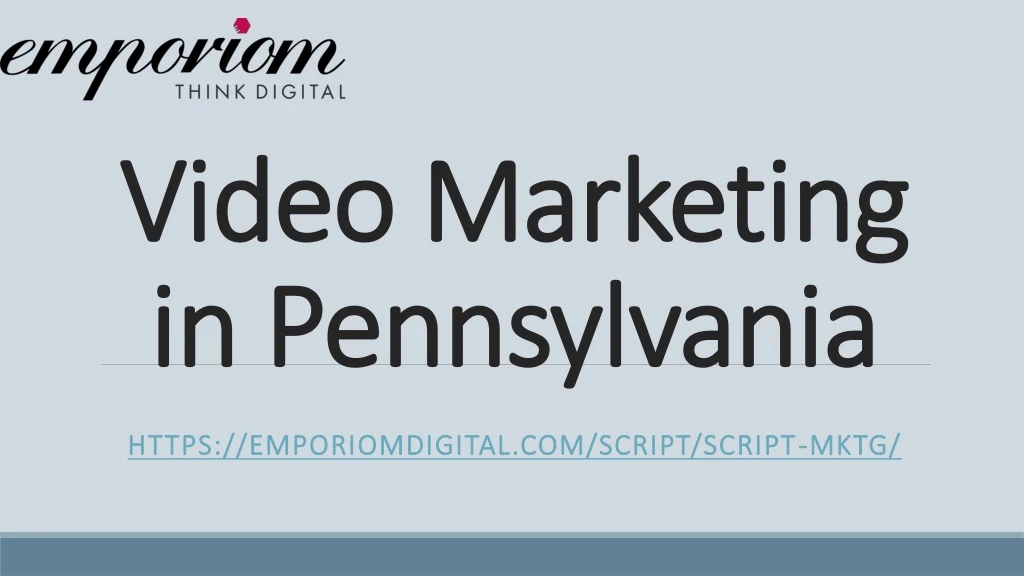 video marketing in pennsylvania