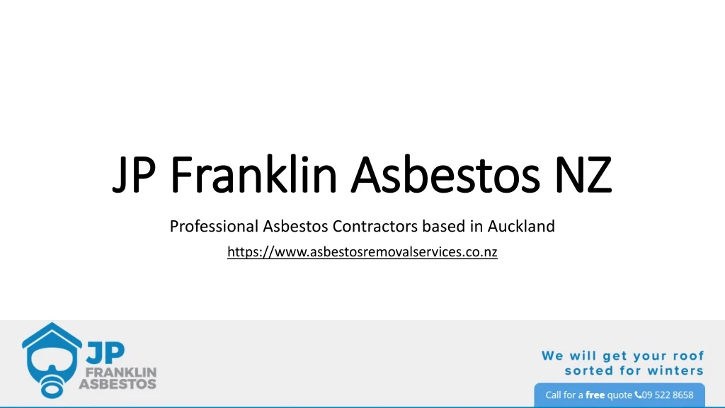 jp franklin asbestos nz