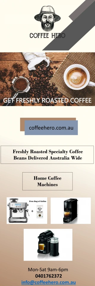 GET FRESHLY ROASTED COFFEE DELIVERED - slide 1