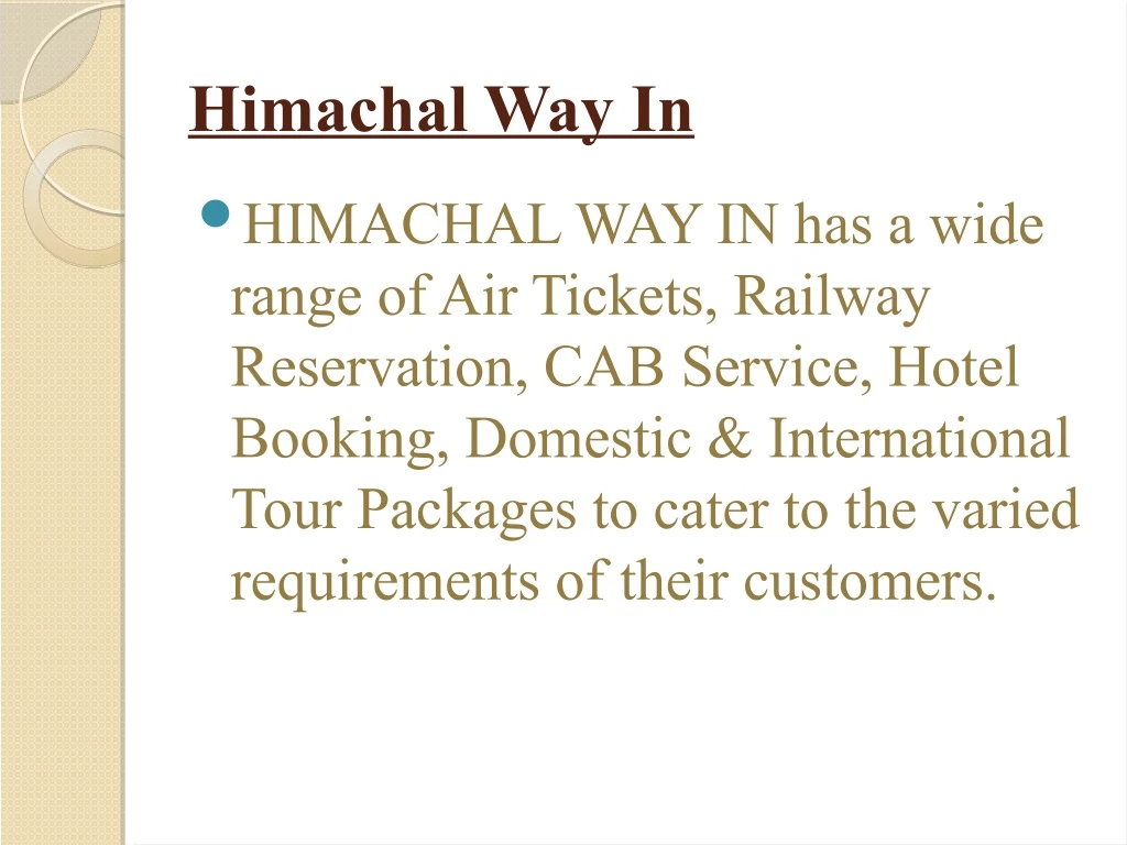 himachal way in