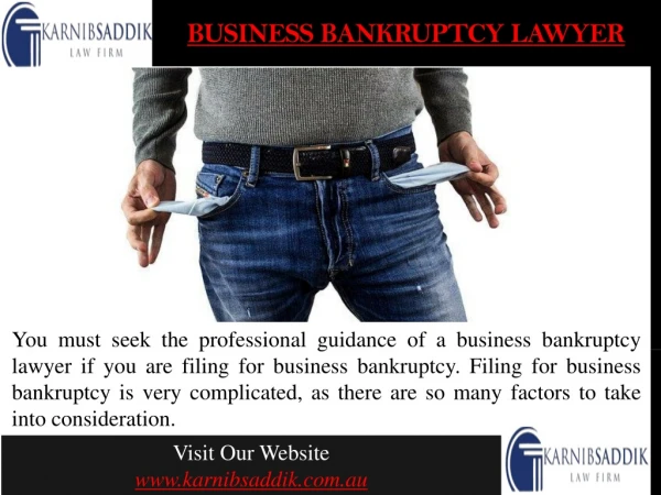 Business Bankruptcy Lawyer